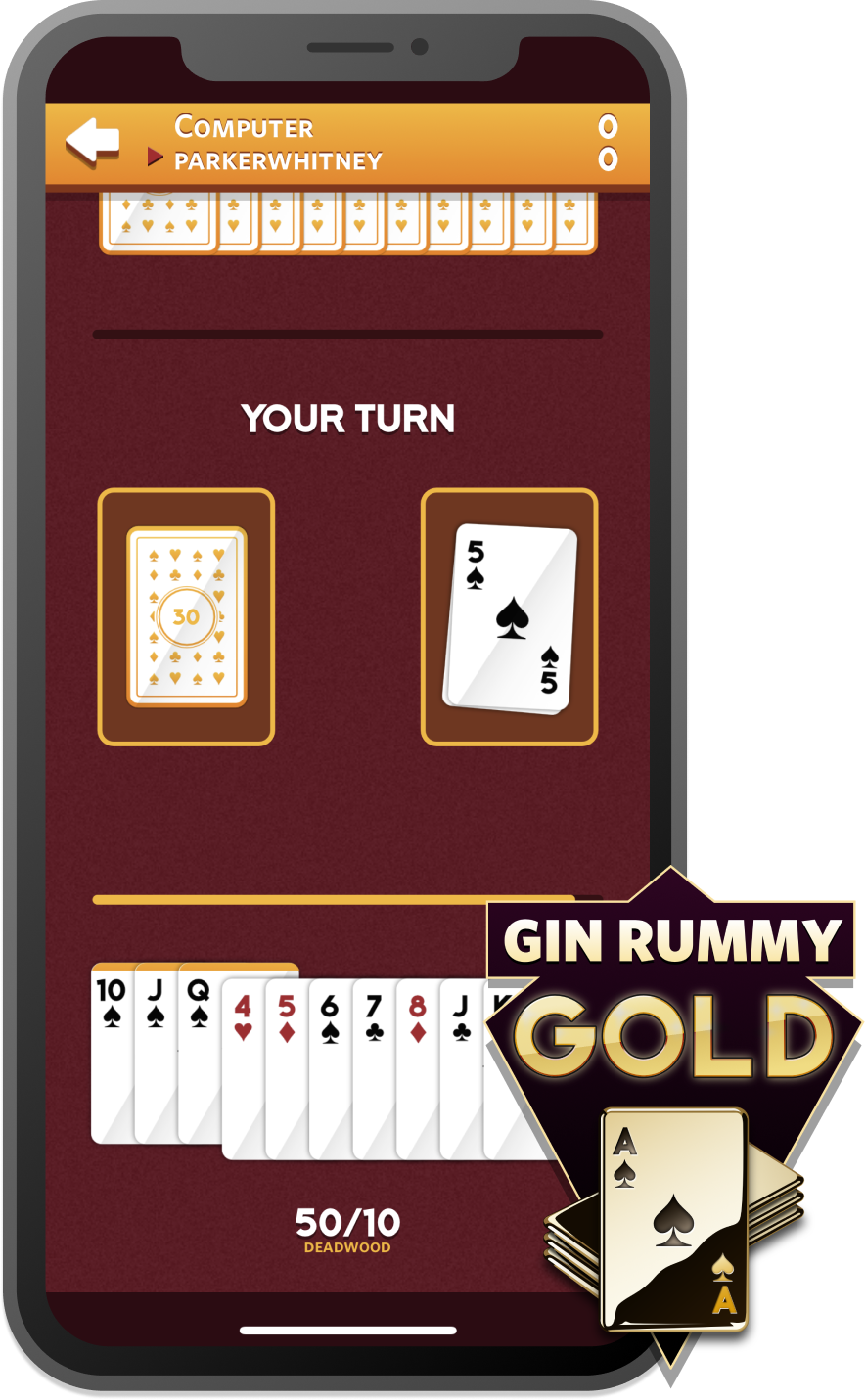 Gin Rummy Gold screenshot